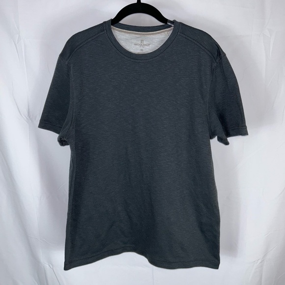 Woolrich Top Riverside Pullover Crewneck Short Sleeve Thermal T-Shirt - Picture 4 of 12